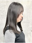＊毛先ワンカールゆるふわカールOLシースルーバング30代40代1