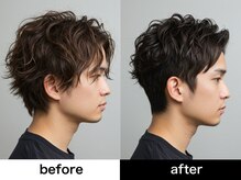 men's特化の美容師だけの【Hui】常に新しいヘアスタイルをご提案いたします。[Men's/メンズパーマ]