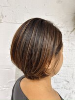 コンフィープラス(comfy plus)&nbsp;30代40代50代白髪ぼかしハイライト×ナチュラルアッシュブラウン