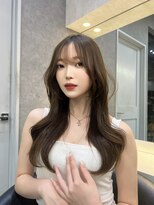 ロンドガーネット 池袋(Lond garnet) ワイドバングイメチェン美髪外ハネボブ+レイヤーカット韓国/池袋
