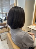 【40代50代オススメ】白髪ぼかしツヤっとナチュラルボブ