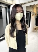【YOKE】ロングレイヤーラベンダーグレージュ/10代/20代