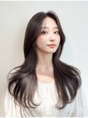 三宮　韓国レイヤーカット　ショコラブラウン