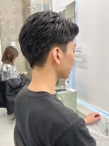 ノエ(noe)&nbsp;サーフカール/スパイキーショート/ブルーブラック/栄c24