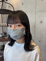 アチーブティルスマートサロン 豊川末広通店(achieve till Smart Salon)&nbsp;ナチュラル黒髪ミディアムくびれレイヤー似合わせカット20代30代