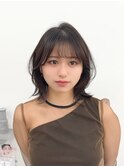 くびれミディ/トレンド韓国ヘア/くびれ巻き/レイヤーカット