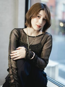 ヌーク(nook.) ミディアムヘア/暗めカラー/グランマッシュ/佐賀