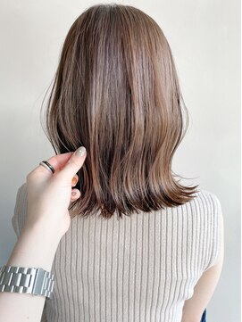 リヤン 表参道(lyann) 暗めカラーデザインカラーフェイスフレーミング外ハネボブa