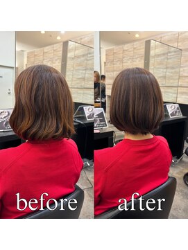 ドラン 梅田店(DRAN) 【DRAN梅田店】乾かすだけでまとまる大人ボブ