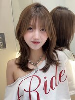 ロンドメリア 天神大名店(Lond Melia) 黒髪カタログ/オリーブグレー/ココアベージュ/小顔に見せるヘア