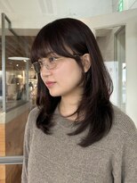 メロウマン(mellowman)&nbsp;ブリーチなしチョコレートブラウン/レイヤーカット