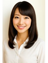 レナータ(Renata)&nbsp;信頼と清潔感を味方にする。凛とした「大人の暗髪ミディアム」