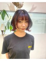 ルネシミズ(Rune shimizu) ゆるっと小顔ボブ × 春カラー