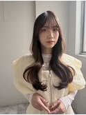 顔タイプ診断×骨格診断、ゆる巻き韓国ロングヘア