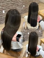 ヘア カンパニー トワ 千葉店(TOWA)&nbsp;千葉/千葉駅/ダブルカラー/ダークアッシュ/黒髪/ヘッドスパ