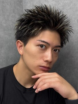 エルマーク 松山(L-MARK) スパイキーショート/アップバング/フェード/mem's/眉毛