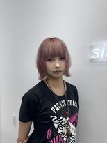 シー 自由が丘(sii.)&nbsp;【sii.】レイヤーボブ/ピンクベージュ/ミニボブ