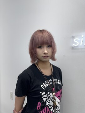 シー 自由が丘(sii.) 【sii.】レイヤーボブ/ピンクベージュ/ミニボブ