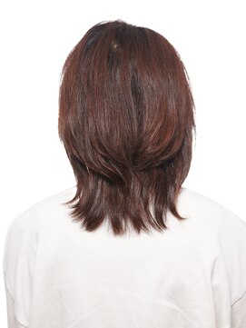 えがお美容室 【えがお美容室】お手入れ簡単◎フェミニンミディアムヘア