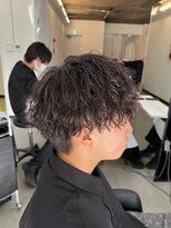 プルーブトウキョウ 渋谷(PROVE TOKYO)&nbsp;爽やか無造作ビジネスツーブロックツイストスパイラルパーマ