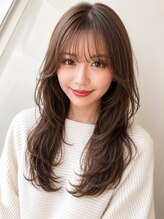 ルシードスタイルサワ(LUCIDO STYLE sawa)&nbsp;韓国びれレイヤー×透けバングロング