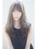 マリアバイアフロート(Maria by AFLOAT)&nbsp;グレージュロング♪小顔斜めシースルーバング