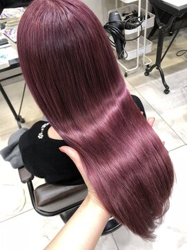 ピンクヘアカラー チェリーピンク ピンクローズヘアカラー L トルネード Tornado のヘアカタログ ホットペッパービューティー