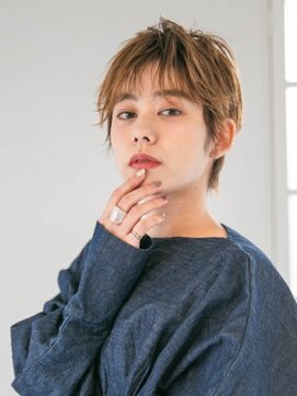 アース 岩槻店(HAIR&MAKE EARTH) デザインカラー丸みショート