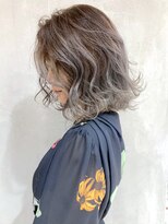 アイティー バイ アルバム 中野店(IT by ALBUM) シルバーグレージュグラデーション_くびれミディ_ba306492