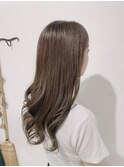 【星川スグル】ボヌール綾瀬美容室 カール×アッシュベージュ
