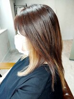 トラリ ヘアーメイク(Torali hair make) ペールベージュのロングレイヤー☆