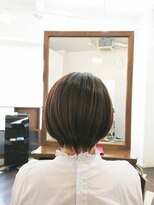 マブヘアーアンドメーク(mab hair&make) 丸みショートボブ