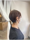 《緑橋/城東区/女性サロン》大人ショートスッキリえりあしキレイ