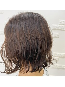 エス ハート オブ ヘアー 名東店(Heart of HAIR) 【ES佐藤】summer style#外ハネアンニュイボブ