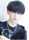 ナチュラルスパイラルパーマ 刈り上げマッシュ [新宿/新宿駅]