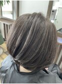 白髪ぼかしカラー/アッシュ