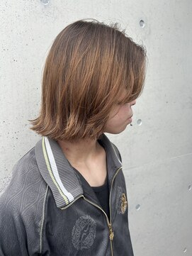 アチーブ ヘア デザイン(achieve hair design) メンズボブメンズミディアムボブウルフカットワックスなし