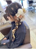 成人式/編みおろしスタイル