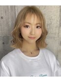 似合わせミディアムヘア