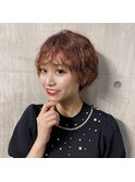 癖毛風ショート