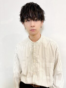 イル(ill) スパイラル マッシュ メンズ 黒髪