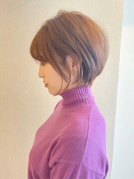 カノア 生駒店(KANOA) 首が長く華奢に見えるショート