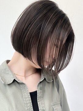 ジルブラン(JIL BLAN) ハイライトバレイヤージュダブルカラーショートカット30代40代