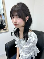 クレム 博多駅店(ChLem) 顔まわりレイヤー 艶カラー 暗髪 韓国風 髪質改善 福岡美容室