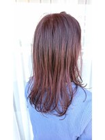 リブ バイ アベイル(LIB by Abeille)&nbsp;チェリーレッド/ピンクカラー/レイヤーカット