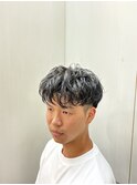 爽やか清潔感ビジネスナチュラルパーマ