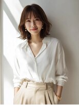 ロッソ ヘアアンドスパ 六町店(Rosso Hair&SPA)&nbsp;大人ブラウンスタイル