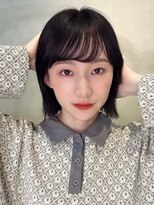 メゾンドムニ 恵比寿(Maison de MUNi)&nbsp;【艶感★韓国前髪】韓国風20代30代大人可愛いカールミニボブ