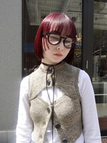 ユルクメゾンシティ 名古屋(JURK MAISON CITY)&nbsp;【ami style】赤ボブ　ミニボブ　ぷつんとボブ