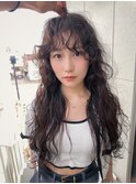 ロングパーマ